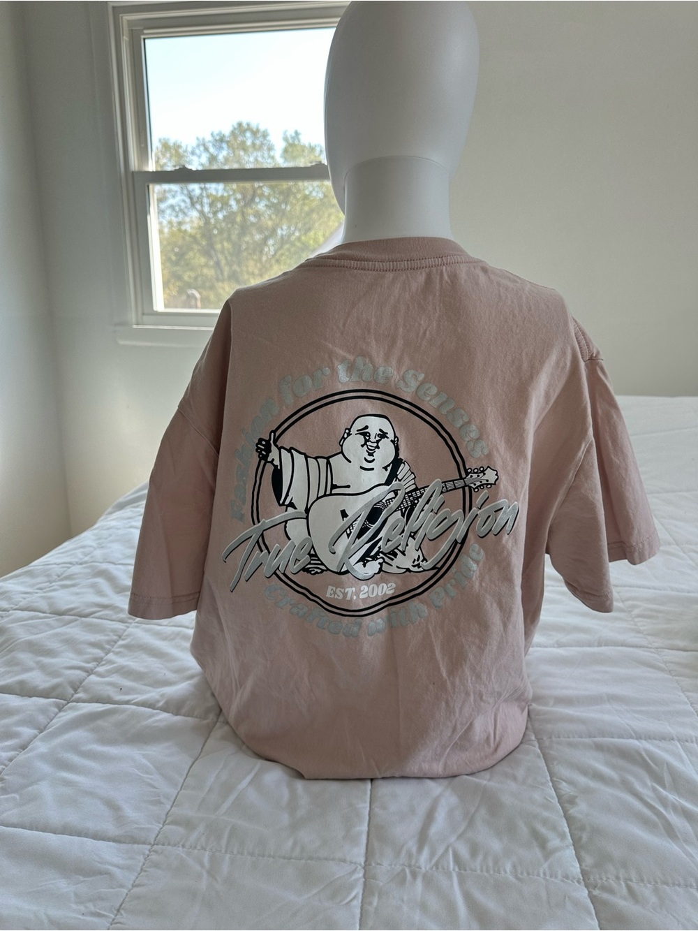True Religion Pink Graphic Tee